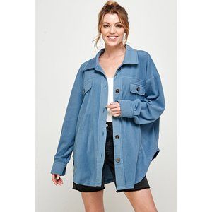 🔥LAST ONE🔥Women's Lightweight Fleece Jacket (Blue)